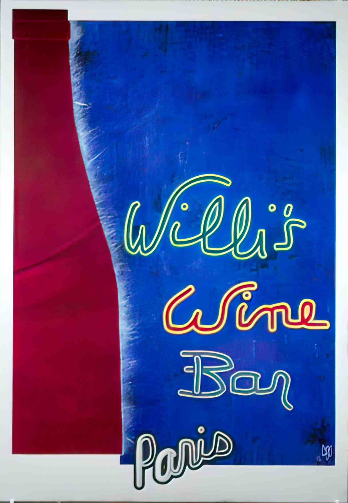 WillisParis Advert A4 Photo Print