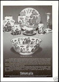Willow Pattern China Vintage Retro Advert Ads A4 Photo Print