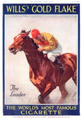 Wills Gold Flake 1930s Vintage Retro Advert Poster