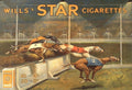 Wills Star Greyhounds 1930s Vintage Retro Advert Poster