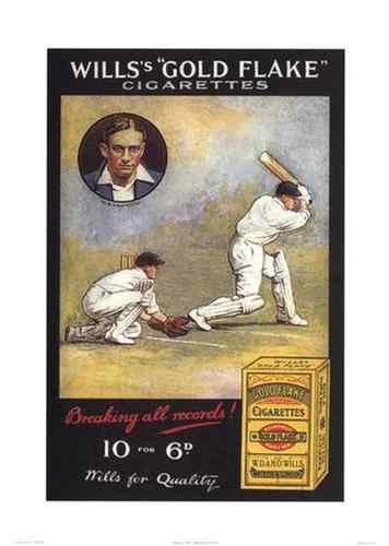 Willss Gold Flake Cigarettes Breaking All Records A4 Photo Print