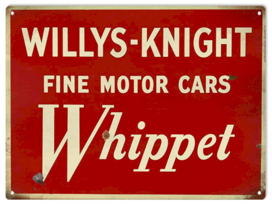 Willys Knight Whippet Vintage Retro Advert Ads A4 Photo Print
