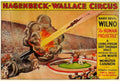 Wilno Cannon Circus 1930s Vintage Retro Advert Poster
