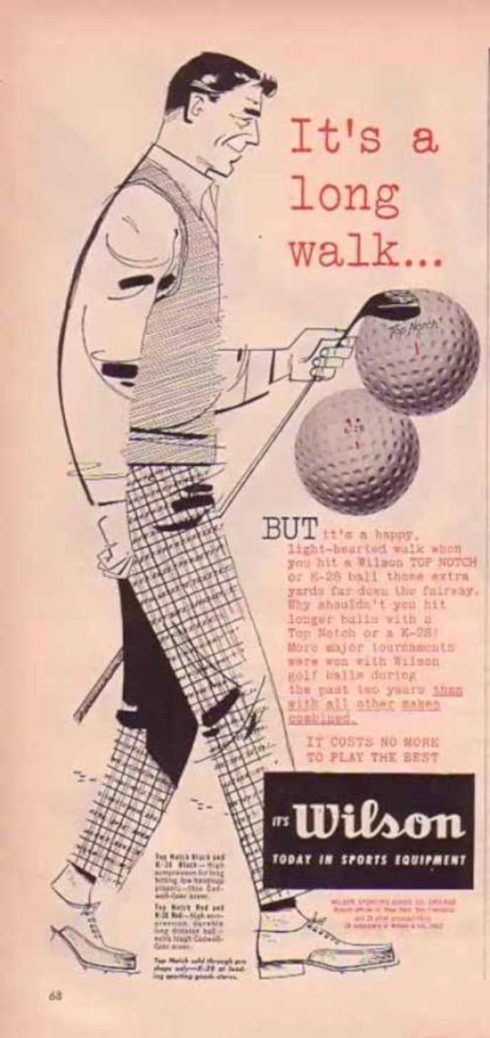 Wilson Golf Balls Vintage Retro Advert Ads A4 Photo Print
