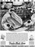 Wilson Ham Table Vintage Retro Advert Ads A4 Photo Print