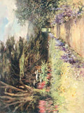 Wilson Mary GW 1856 1939 Scottish Gardens 1908 Collinton House A4 Photo Print