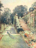 Wilson Mary GW 1856 1939 Scottish Gardens 1908 Dunrobin Vintage A4 Photo Print