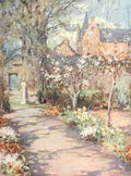 Wilson Mary GW 1856 1939 Scottish Gardens 1908 Gartincaber A4 Photo Print