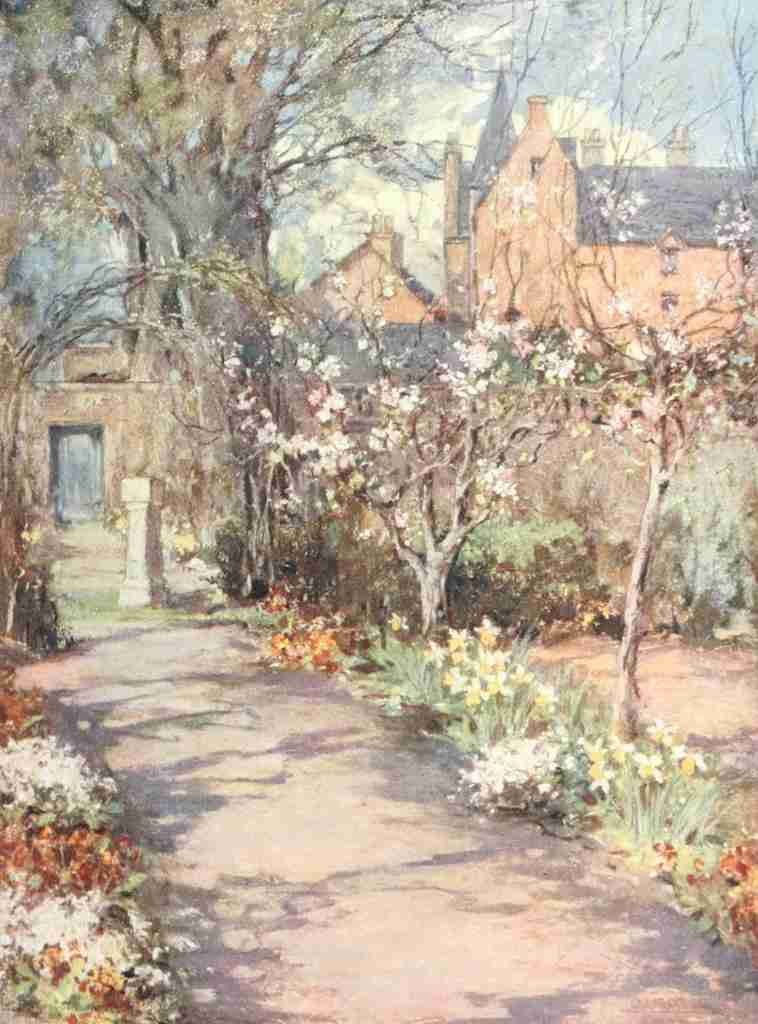 Wilson Mary GW 1856 1939 Scottish Gardens 1908 Gartincaber A4 Photo Print