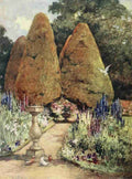 Wilson Mary GW 1856 1939 Scottish Gardens 1908 Malleny Vintage A4 Photo Print