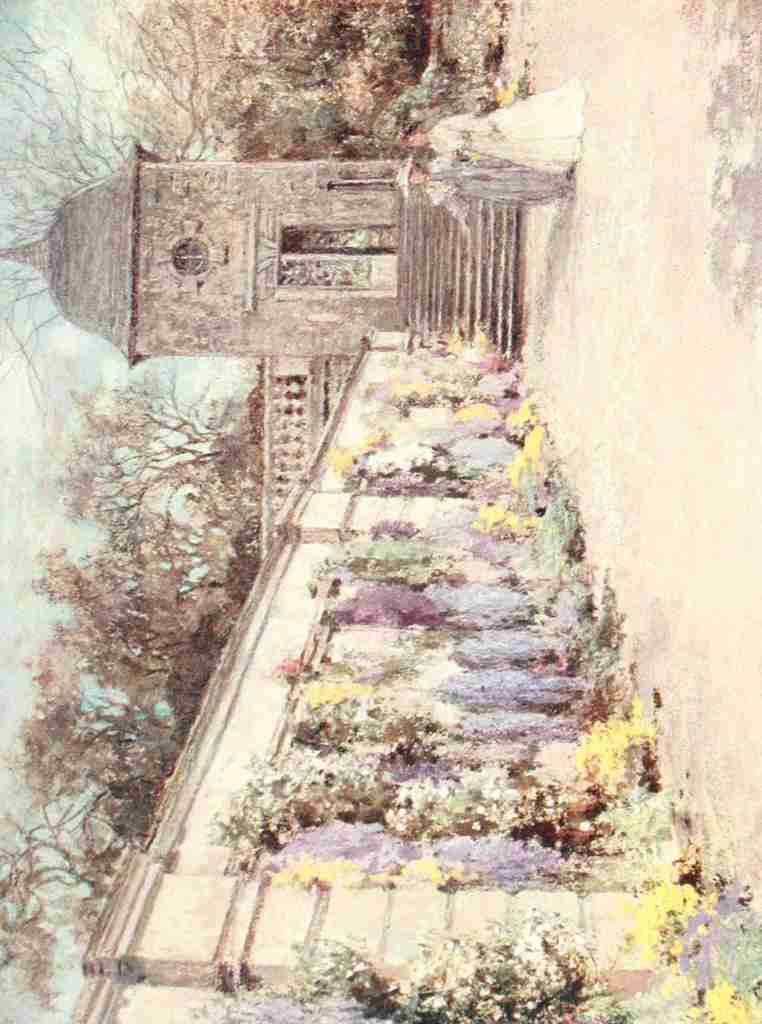 Wilson Mary GW 1856 1939 Scottish Gardens 1908 Pollock A4 Photo Print