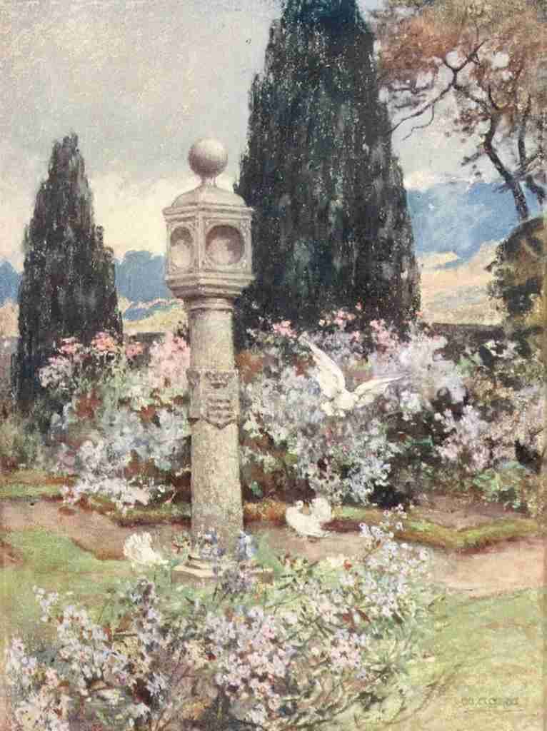 Wilson Mary GW 1856 1939 Scottish Gardens 1908 Stobhall A4 Photo Print