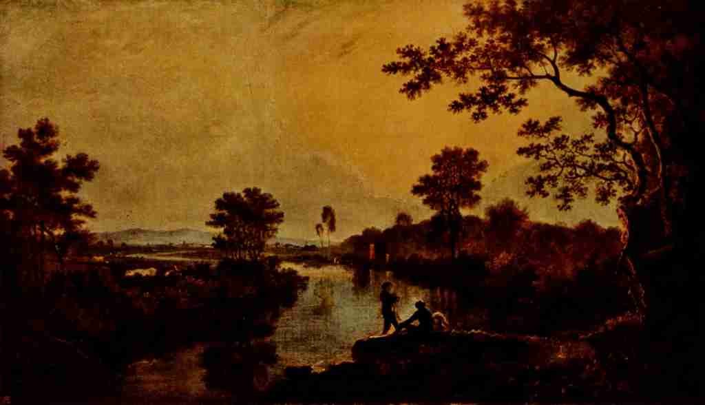 Wilson Richard 1713 1782 British Painting 1933 Landscape A4 Photo Print