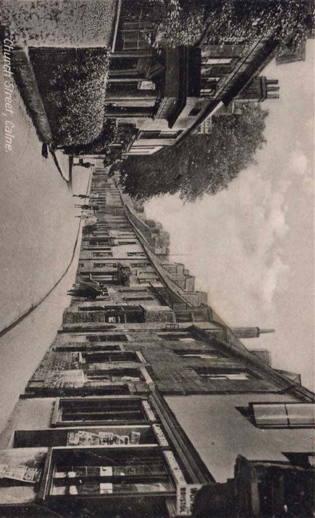 Wiltshire Calne Church Street vintage old A4 Photo Print
