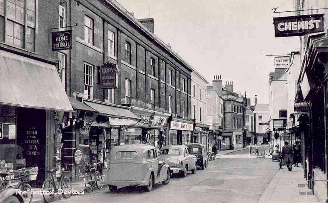 Wiltshire Devizes The Brittox vintage old A4 Photo Print