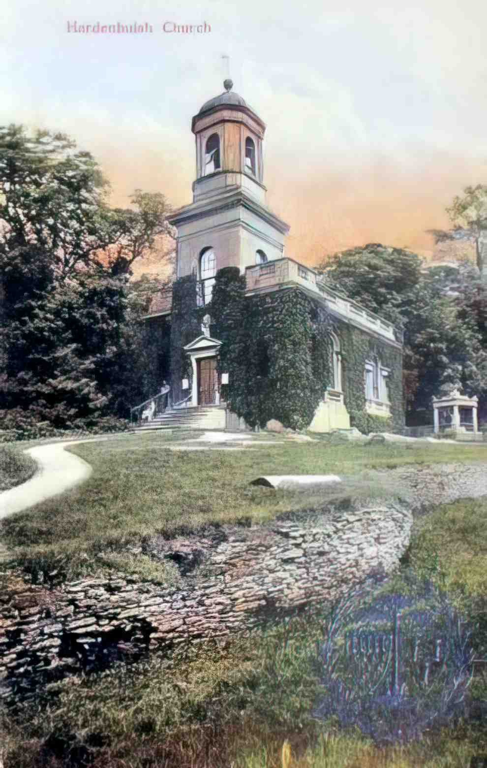 Wiltshire Hardenhuish Church 1910 Vintage A4 Photo Print