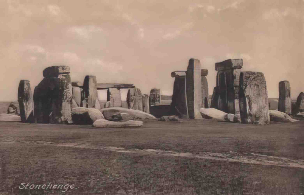 Wiltshire Salisbury Stonehenge 1910s Vintage A4 Photo Print