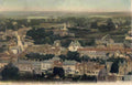 Wiltshire Salisbury general view from Spire of Cathedral Vintage A4 Photo Print