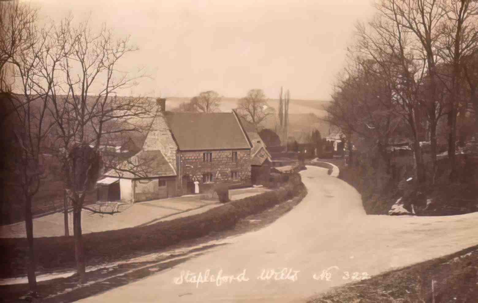 Wiltshire Stapleford Vintage A4 Photo Print