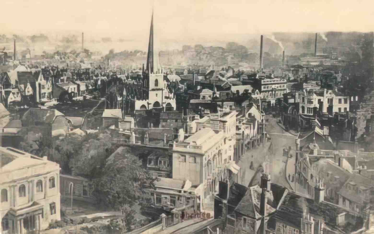 Wiltshire Trowbridge Vintage A4 Photo Print