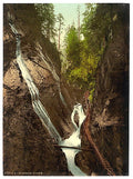 Wimbachklamm in the Ramsau Upper Bavaria Vintage A4 Photo Print