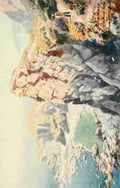 Wimbush Henry Bowser 1858 1943 North Devon 1906 Bathing coves from Torrs Walk Ilfracombe A4 Photo Print