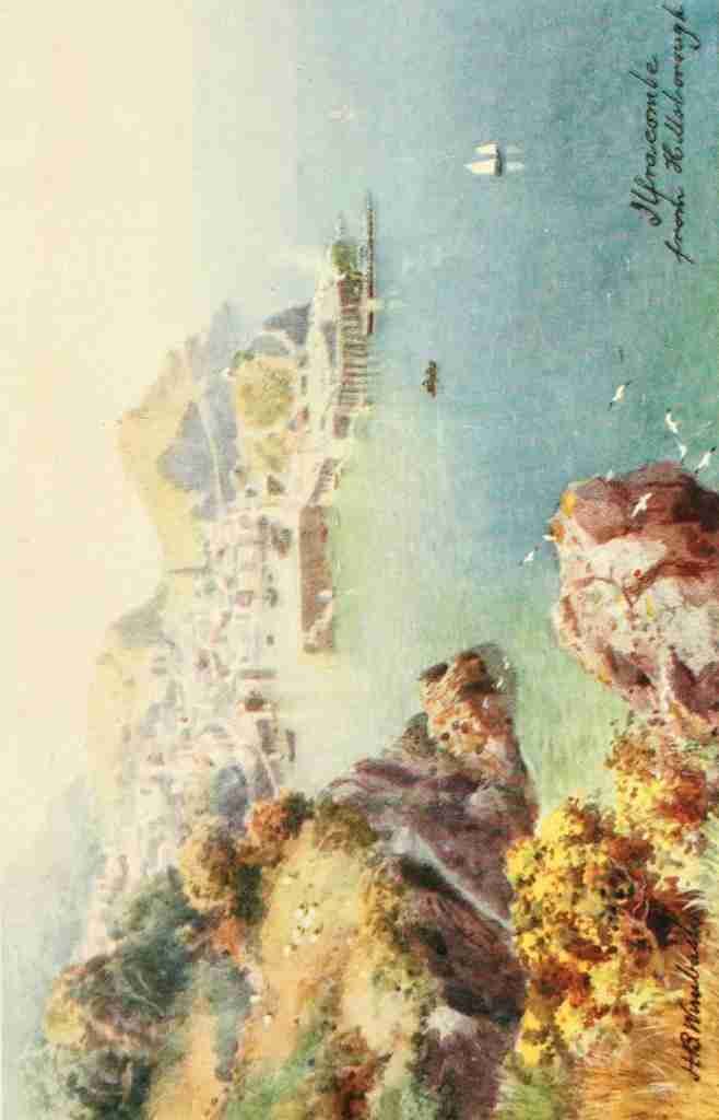 Wimbush Henry Bowser 1858 1943 North Devon 1906 Ilfracombe from Hillsborough A4 Photo Print