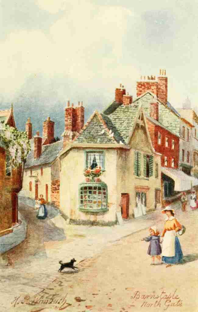 Wimbush Henry Bowser 1858 1943 North Devon 1906 North Gate Barnstaple A4 Photo Print
