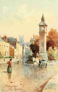 Wimbush Henry Bowser 1858 1943 North Devon 1906 The Square Barnstaple A4 Photo Print