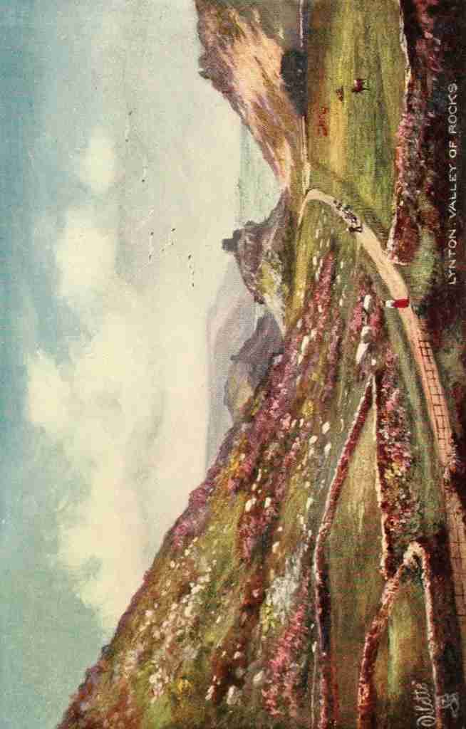 Wimbush Henry Bowser 1858 1943 North Devon 1906 The Valley of Rocks A4 Photo Print