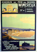 Wimereux Advert A4 Photo Print