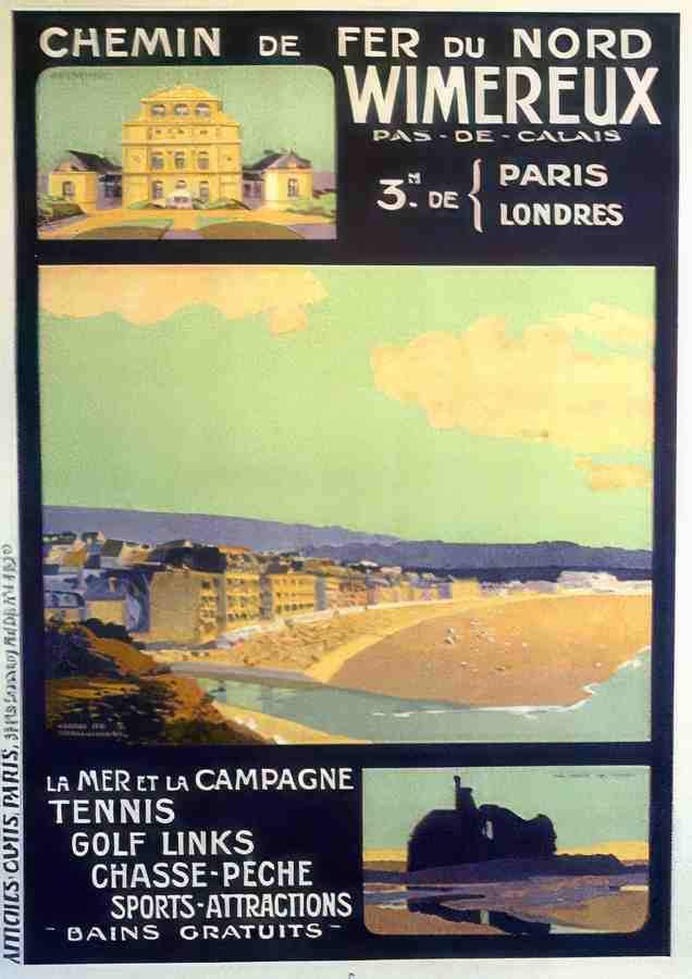 Wimereux Vintage Advert A4 Photo Print