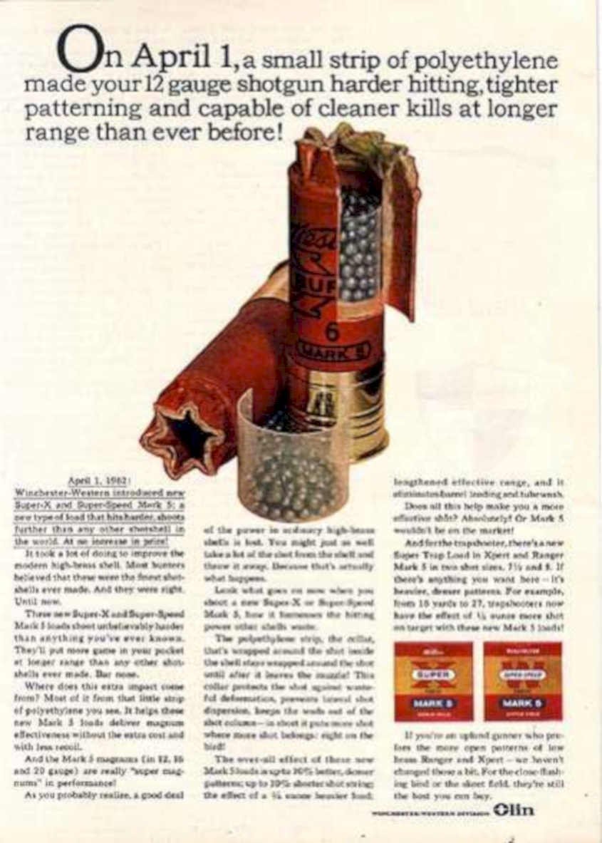 Winchester Shells Mark6 Vintage Retro Advert Ads A4 Photo Print