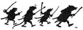 Wind in the Willows Arthur Rackham THE RETURN OF ULYSSES Rat Toad Badger Mole A4 Photo Print