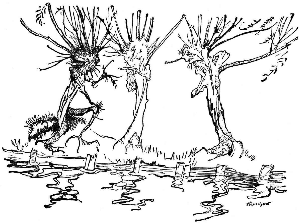 Wind in the Willows Arthur Rackham THE RIVER BANK A4 Photo Print