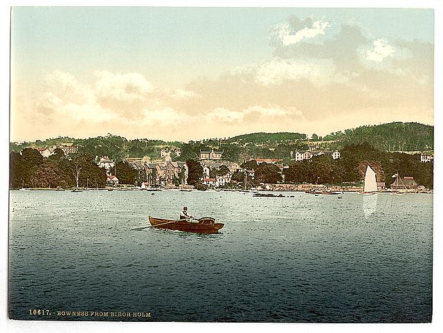 Windermere I Bowness Lake District Vintage A4 Photo Print