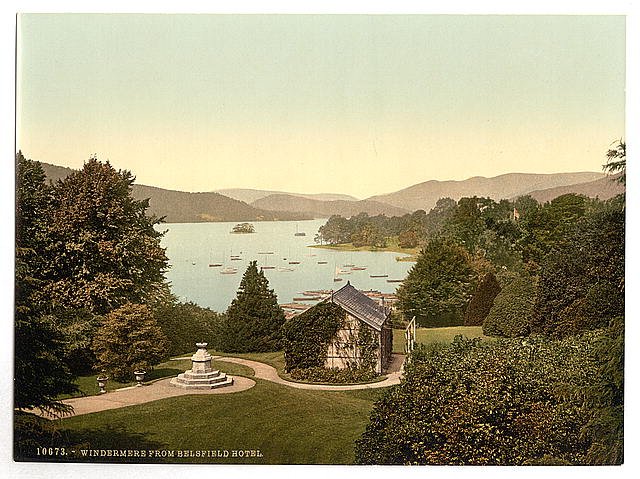 Windermere I Lake District Vintage A4 Photo Print