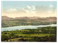 Windermere II Lake District Vintage A4 Photo Print
