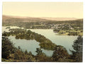 Windermere and Bowness Lake District Vintage A4 Photo Print