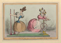Winding Machine Women GB Cartoon Vintage Retro Advert Poster