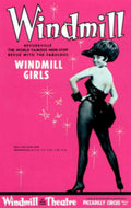 Windmill Revue Girls 1940s Vintage Retro Advert Poster