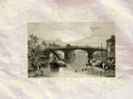 Windsor Bridge Thames England Tombleson 1834 Vintage A4 Photo Print