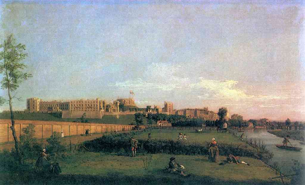 Windsor Castle Canaletto A4 Photo Print