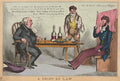 Wine Bill Waffles GB Cartoon Vintage Retro Advert Poster