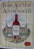 Wine Cheese Vineyard Vintage Retro Advert Ads A4 Photo Print