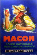 Wine Fair France Vintage Retro Advert Poster A4 Photo Print