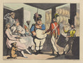 Wine Press Soldiers GB Cartoon Vintage Retro Advert Poster
