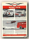 Wing Tips Aviation Vintage Retro Advert Ads A4 Photo Print
