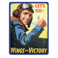 Wings For Victory Vintage Advert A4 Photo Print