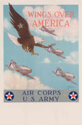 Wings Over America American World War II Advert Poster